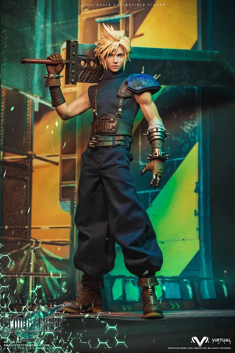 Final Fantasy Cloud Strife 1/6 Scale Action Figure - Bstorekw