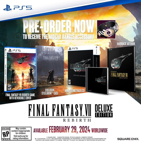 Final Fantasy VII Rebirth - Deluxe Edition PS5 - R1 - Bstorekw