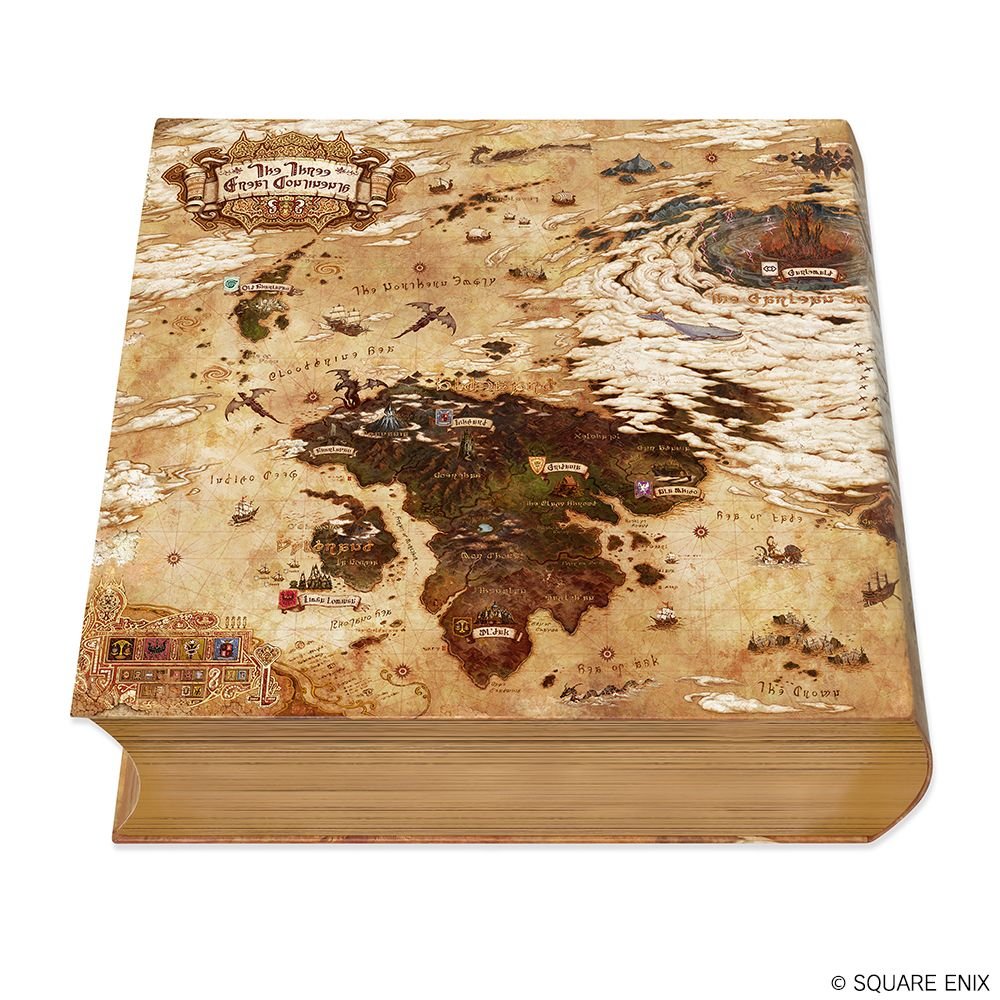 FINAL FANTASY XIV BOOK-STYLE STORAGE BOX - SOURCE MAP - Bstorekw