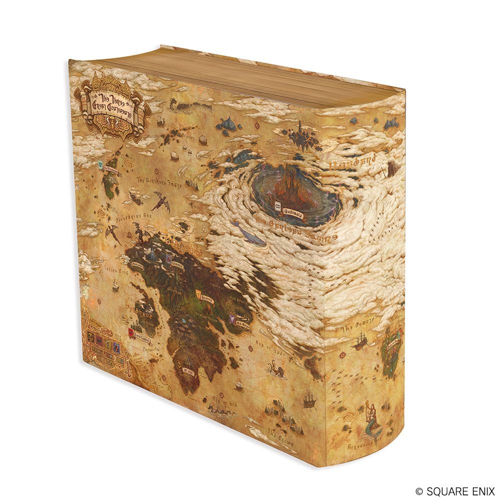 FINAL FANTASY XIV BOOK-STYLE STORAGE BOX - SOURCE MAP - Bstorekw