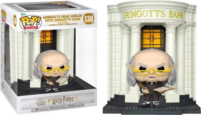 Funko Pop Harry Potter Gringotts Head Goblin With Gringotts Bank - Bstorekw