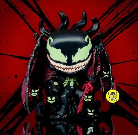 Funko Pop Marvel Venom On Throne (Glows In The Dark) - Bstorekw