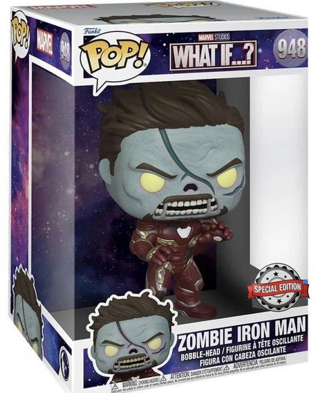 Funko Pop Marvel: What If? - Zombie Iron Man (special Edition) (10 Inch) - Bstorekw