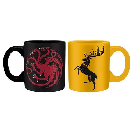 GAME OF THRONES 2 espresso mugs Targaryen & Baratheon set - Bstorekw