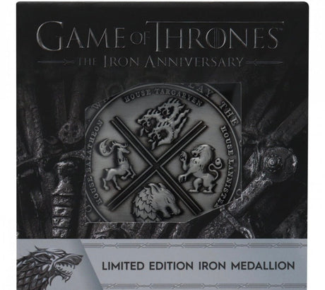GAME OF THRONES Iron Anniversary Limited Edition Medallion - Bstorekw