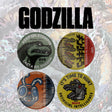 Godzilla Set of 4 Printed Coasters - Bstorekw