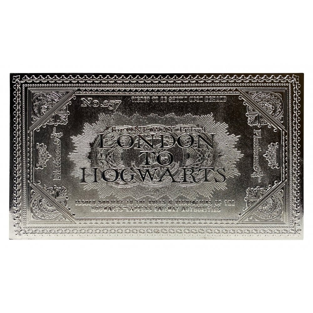 Harry Potter Silver plated Train Ticket - Bstorekw