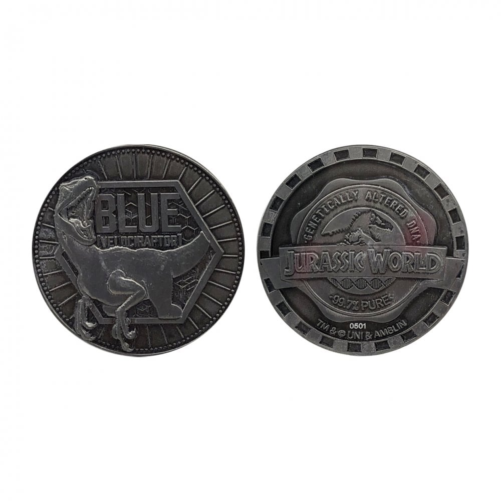 JURASSIC WORLD Blue Limited Edition Collectible Coin - Bstorekw