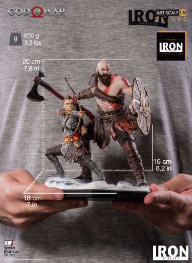 Kratos and Atreus Deluxe Art Scale 1/10 God of War (iron studios) - Bstorekw