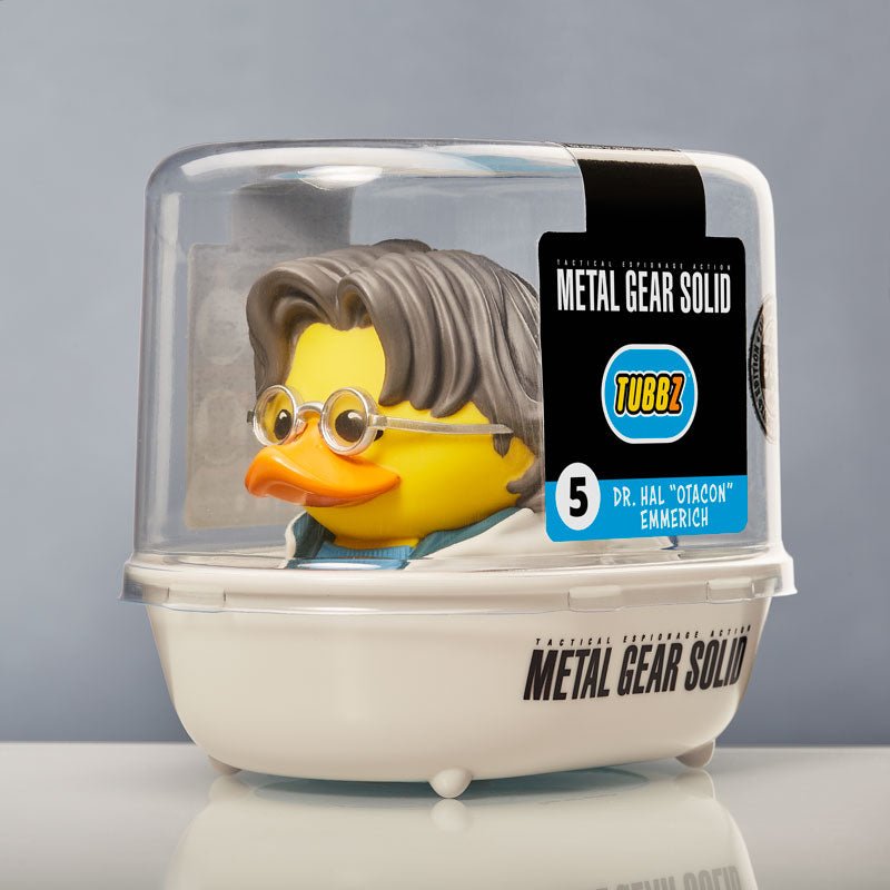 Metal Gear Solid Dr Hal Otacon-Emmerich TUBBZ Cosplaying Rubber Duck Collectible - Bstorekw