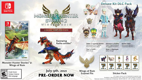 Monster hunter stories 2 collectors Edition R1 (Nintendo switch) - Bstorekw