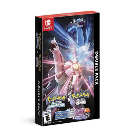 Nintendo Switch Pokemon Brilliant Diamond and Shining Pearl Double Pack - Bstorekw