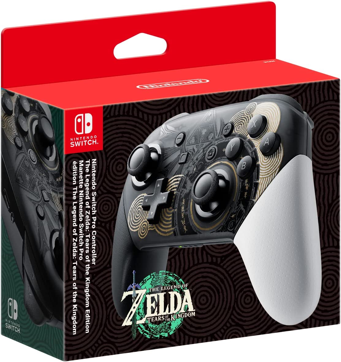 Nintendo Switch Pro Controller - The Legend of Zelda: Tears of the Kingdom Edition - Bstorekw