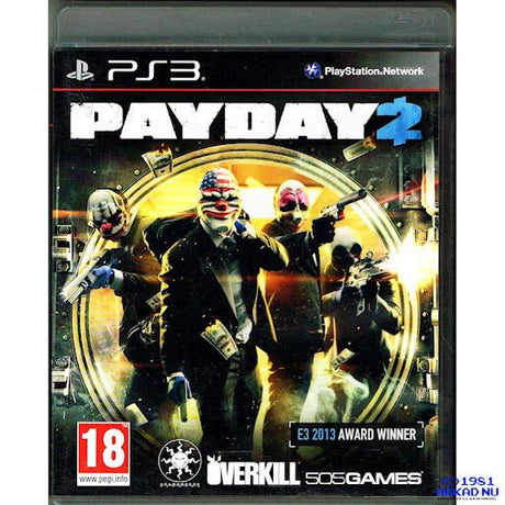 Payday 2 [PS3 R2 Used] - Bstorekw