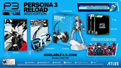 Persona 3 Reload AIGIS Edition R1- Xbox - US VERSION - Bstorekw