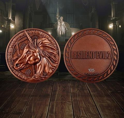Resident Evil 2 Unicorn Medallion limited (official by Capcom) - Bstorekw