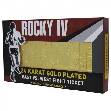 ROCKY IV Limited Edition 24k Gold Plated Ticket - Bstorekw