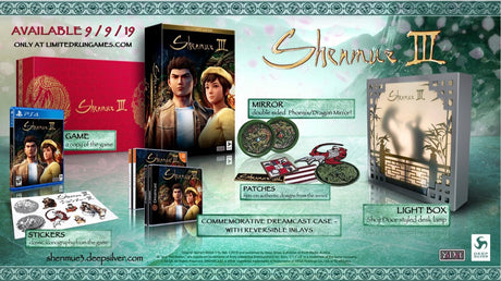 Shenmue 3 collector edition R1 PS4 - Bstorekw
