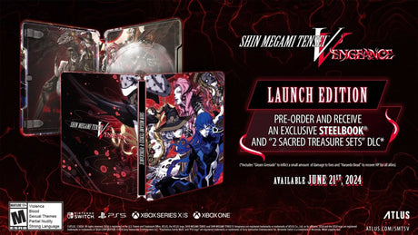 Shin Megami Tensei V: Vengeance Steelbook Launch Edition R1 - Nintendo Switch - Bstorekw