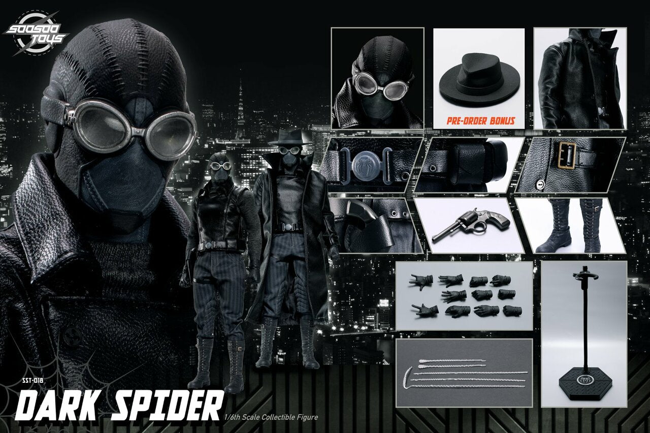Soosootoys 1/6 scale Dark spider figure – Bstorekw