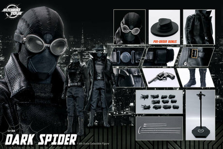 Soosootoys 1/6 scale Dark spider figure - Bstorekw