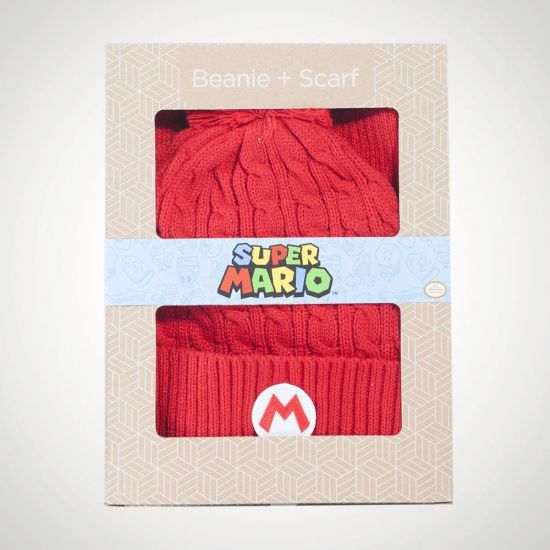 Super Mario Winter Set (A beanie and scarf) - Bstorekw