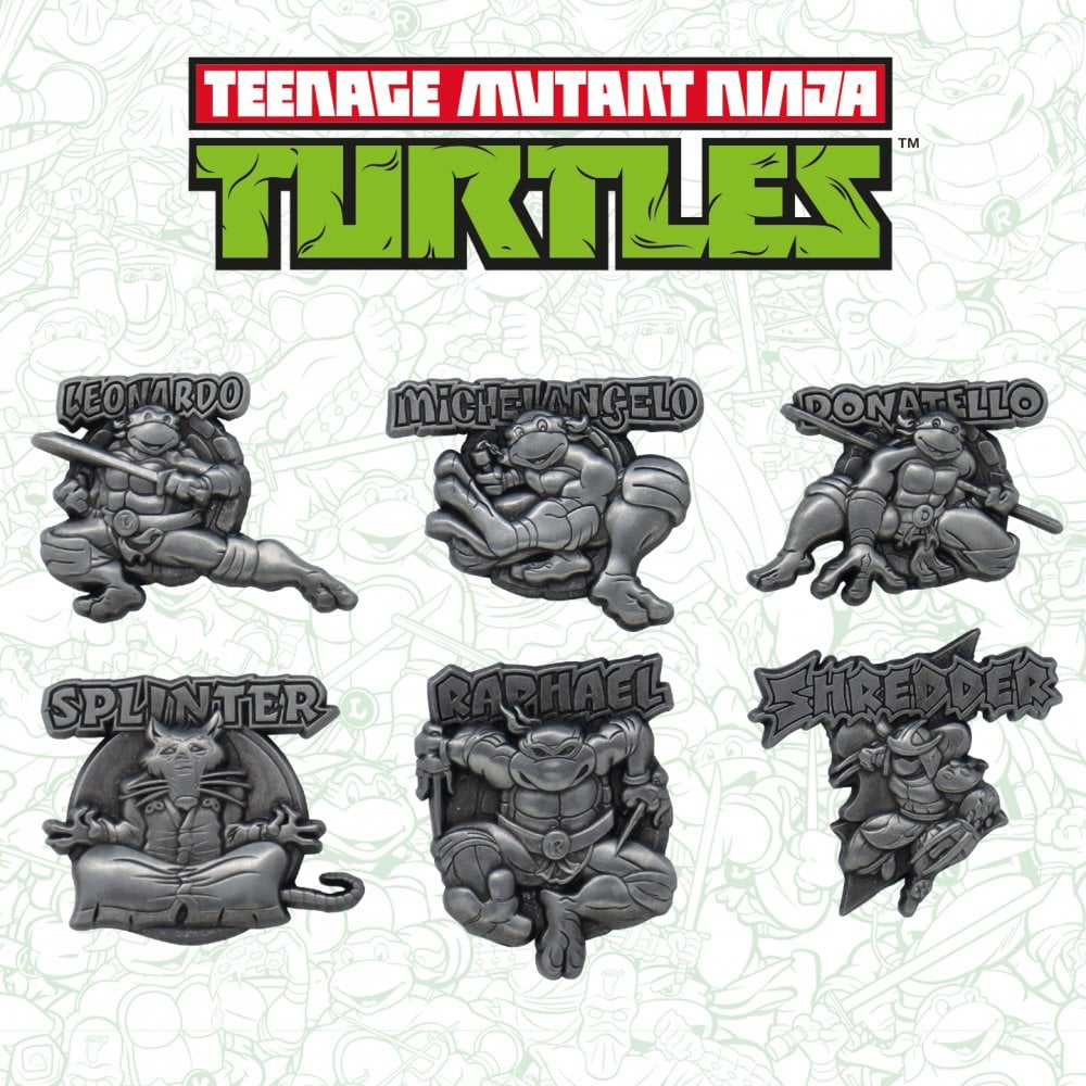 TEENAGE MUTANT NINJA TURTLES limited edition 6 pin badge - Bstorekw