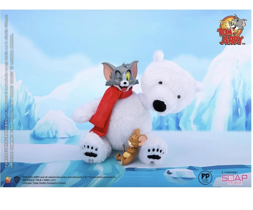 Tom & Jerry Plush Polar Bear With Scarf Figure (30cm) - Bstorekw