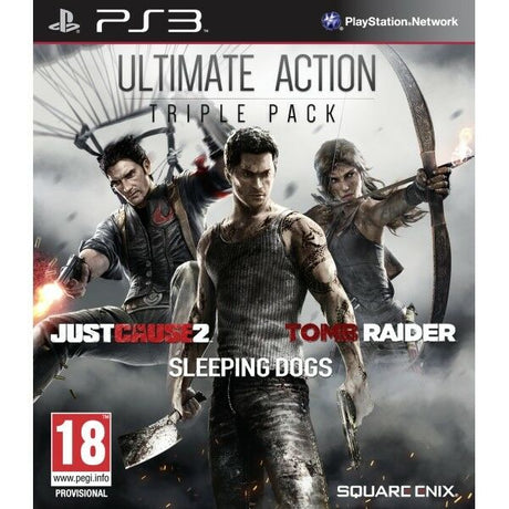 Ultimate Triple Pack (Just Cause 2 + Sleeping Dogs + Tomb Raider) PS3 R2 - Bstorekw