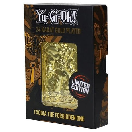 Yu-Gi-Oh! - Exodia The Forbidden One 24K Gold Card - Bstorekw